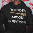 Funny Spoon Survivor I Survived The Wooden Spoon Hoodie Unique Gifts