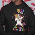 Gigi Of The Birthday Princess Lustiges Einhorn Dab-Geschenk Hoodie Lustige Geschenke