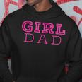 Girl Dad Cute Pink Father & Daughter Design Fathers Day Hoodie Unique Gifts