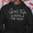Girls Trip Cheaper Than A Therapy Funny Bachelorette Hoodie Personalized Gifts