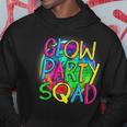 Glow Party Squad Paint Splatter Effect Glow Party Hoodie Unique Gifts