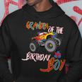 Grandpa Of The Birthday Boy Monster Truck Boys Party Hoodie Unique Gifts