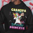 Grandpa Of The Birthday Princess Funny Unicorn Dabbing Girl Hoodie Unique Gifts
