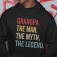 Grandpa The Man The Myth The Legend Cool Gift For Grandfathers Gift Hoodie Unique Gifts