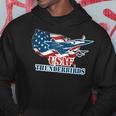 Graphic Jet American Flag Usaf Thunderbird Gift Hoodie Funny Gifts