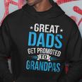 Great Dads Get Promoted To Grandpas New Grandpa Hoodie Unique Gifts