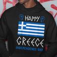 Greek Independence Day Greek Flag Patriotic Pride 25Th March Hoodie Unique Gifts