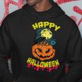 Halloween Grinsender Kürbis Horror Lustiges Spaß Hoodie Lustige Geschenke