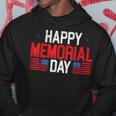 Happy Memorial Day Usa Flag American Patriotic Armed Forces Hoodie Funny Gifts