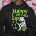 Happy St PatRex Day Saint Shenanigan Clover Irishman Hoodie Funny Gifts
