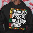 Hbcu Humbled Blessed Creative Unique Afro College Student Hoodie Funny Gifts