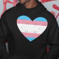 Heart With Transgender Flag For Trans Pride Month Hoodie Unique Gifts