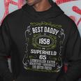 Herren 65 Geburtstag Mann Geschenk Best Daddy Papa Vater 1958 Hoodie Lustige Geschenke