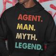 Herren Agent Mann Mythos Legende Hoodie Lustige Geschenke