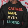 Herren Caterer Mann Mythos Legende Hoodie Lustige Geschenke