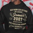 Herren Der Mann Mythos Die Legend Januar 2007 16 Geburtstag Hoodie Lustige Geschenke