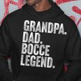 Herren Grandpa Dad Bocce Legend Opa Papa Boccia Legende Hoodie Lustige Geschenke