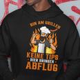 Herren Grill Barbecue Spruch Bbq Bin Am Grillen Abflug Hoodie Lustige Geschenke