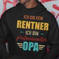 Herren Kein Rentner Bin Professioneller Opa Hoodie Lustige Geschenke