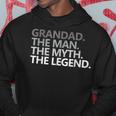 Herren Opa The Man The Myth The Legend Vatertag V4 Hoodie Lustige Geschenke