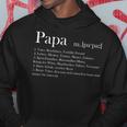 Herren Papa Definition Attribute Geschenk Vatertag Liebe Hoodie Lustige Geschenke