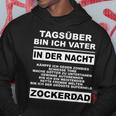 Herren Zockerdad Pc Spiele Gaming Zocken Konsole Hoodie Lustige Geschenke