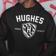 Hughes Shield Last Name Crest Matching Reunion Men Hoodie Personalized Gifts