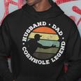 Husband Dad Cornhole Legend Boss Of The Toss Cornhole Mens Gift For Mens Hoodie Funny Gifts