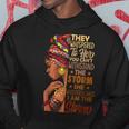 I Am The Storm Black History Queen Melanin Afro African Hoodie Personalized Gifts