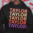 I Love Taylor Funny First Name Vintage Taylor Hoodie Unique Gifts