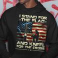 I Stand For The Flag And Kneel For The Cross Military Hoodie Unique Gifts