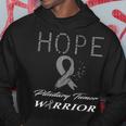 I Wear Gray For Pituitary Tumor Awareness Warrior Hoodie Unique Gifts