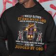 I Would Rather Stand With God Knight Templar Lion Christian Hoodie Funny Gifts