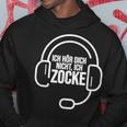 Ich Hör Dich Nicht Ich Zocke Headset Gamer Hoodie Lustige Geschenke