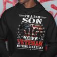 Im A Dad Son Veteran Memorial Day Funny Patrioitc Mens Hoodie Funny Gifts
