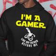 Im A Gamer Like My Father Before Me Funny Hoodie Unique Gifts