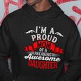 Im A Proud Mom Of A Freaking Awesome Daughter Mothers Day Hoodie Unique Gifts