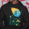 Im Fine Climate Change Burning Earth Day 2023 Activism Hoodie Unique Gifts