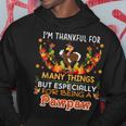 Im Thankful For Many Things But Especially Being A Pawpaw Hoodie Funny Gifts