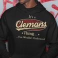 Its A Clemans Thing You Wouldnt Understand Shirt Personalized Name Gifts With Name Printed Clemans Hoodie Personalized Gifts