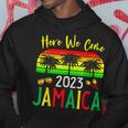 Jamaica 2023 Here We Come Matching Family Vacation Trip Hoodie Unique Gifts