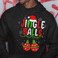 Jingle Balls Tinsel Tits Funny Matching Couple Chestnuts V80 Men Hoodie Graphic Print Hooded Sweatshirt Personalized Gifts