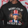 Joe Biden Merry 4Th Of Fathers Day Funny 4Th Of July Hoodie Personalized Gifts