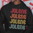 Jolene Gift Name Personalized Retro Vintage 80S 90S Birthday Men Hoodie Graphic Print Hooded Sweatshirt Personalized Gifts