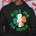 Kiss Me Im Irish Funny Saint Patrick Day Shamrock Gift Hoodie Unique Gifts