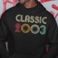 Klassisch 2003 Vintage 20 Geburtstag Geschenk Classic Hoodie Lustige Geschenke