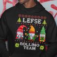 Lefse Rolling Team Gnome Baking Tomte Matching Christmas V2 Men Hoodie Graphic Print Hooded Sweatshirt Funny Gifts