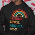 Legend Since August 1963 59 Geburtstag Geschenk Born In 1963 Hoodie Lustige Geschenke