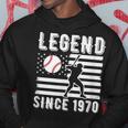 Legend Baseballspieler Seit 1970 Pitcher Strikeout Baseball Hoodie Lustige Geschenke