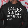 Legend Seit Dezember 2000 Geburtstags Hoodie für Jungen und Mädchen Lustige Geschenke